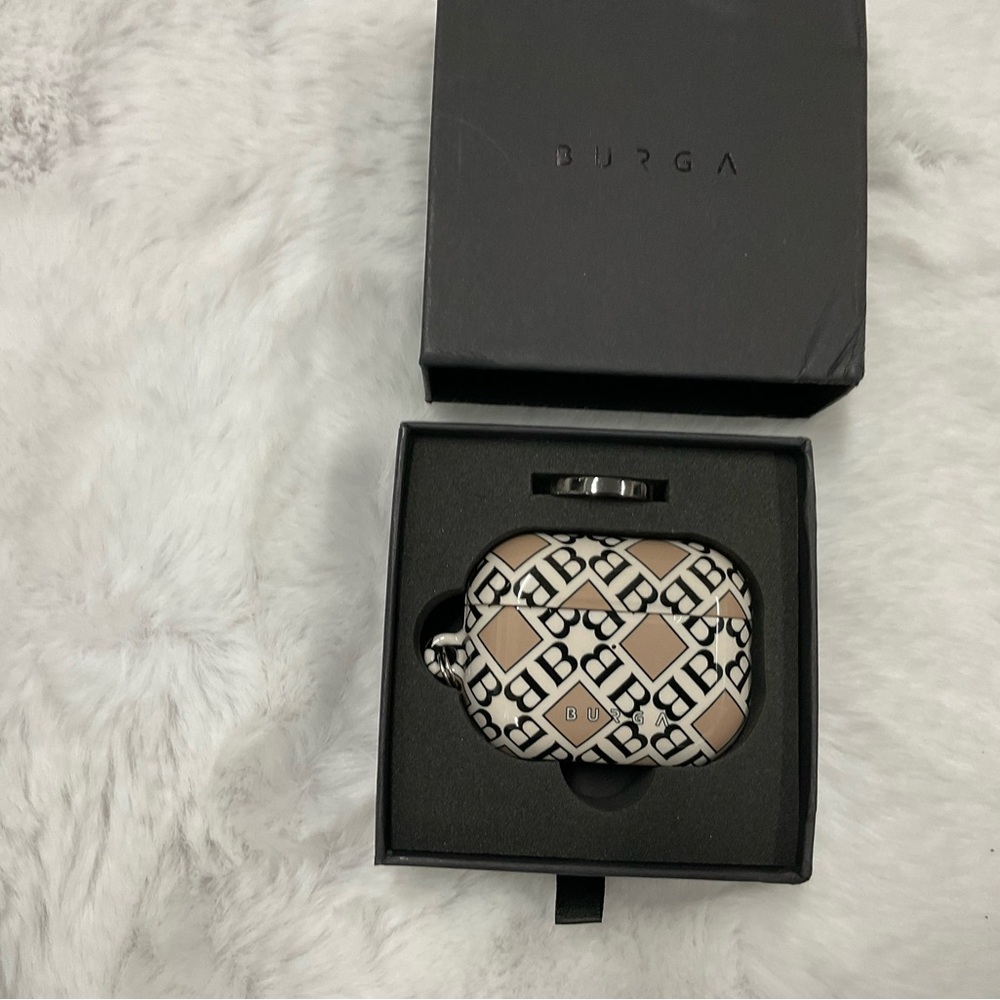 Burga Beige Monogram AirPods 2 Case